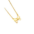 [titanium steel] necklace female internet celebrity bow pendant earrings ring classyfashionnew arrivalsuit earrings jewelry