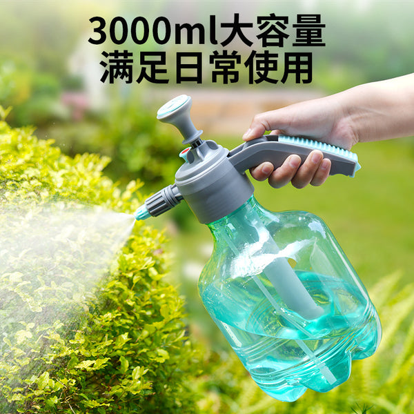 watering can for watering flowers Household 3L large-capacity water spray Air pressure watering kettle Pressure sprayer Flower growing spray kettle