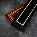 Japanese retro kiln creative sushi long tray restaurant household ticket sushi roll dessert pastry flat plate