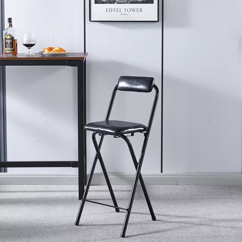 Portable foldable bar chair cashier counter bar chair front desk chair bar stool casual backrest dining chair bar counter default item