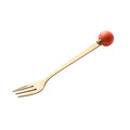 Orange ice fork