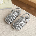 Girls' sandals: new  summer collection - closed-toe roman sandals, breathable and non-slip beach shoes for little girls, kids' footwear