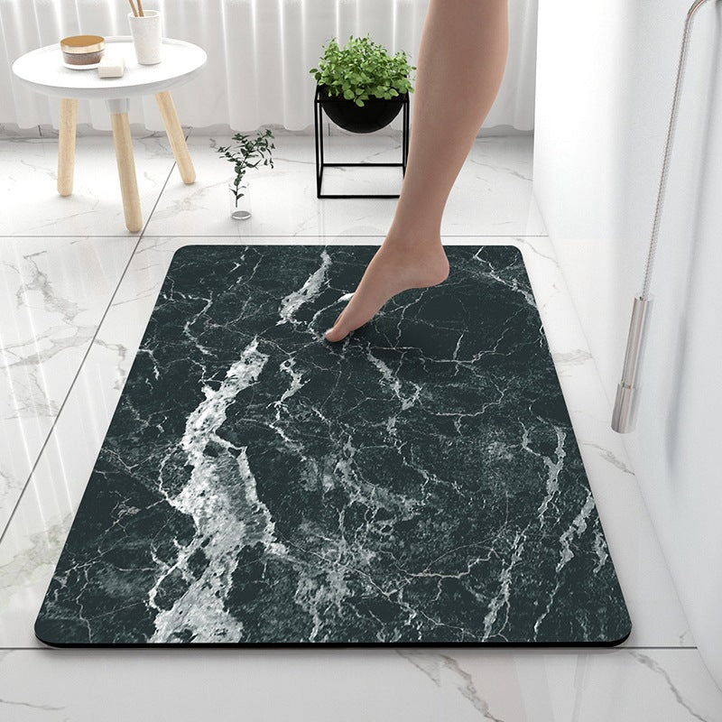 Soft diatom mud bathroom absorbent floor mat non-slip quick-drying foot mat toilet toilet door mat toilet carpet