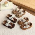 Spring new arrival small leather shoes baby soft bottom toddler shoes doll decoration birkenstock shoes western style princess shoes girl flats