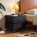 Rotatable drawer chest sofa side table solid wood creative light luxury mid-century style drawer storage cabinet bedside table
