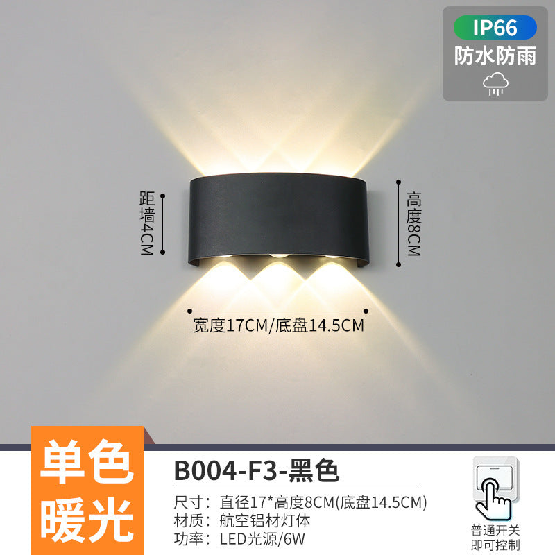 The whole network low-cost led corridor aisle entrance light new Nordic stairs balcony bedroom bedside background wall wall lamp