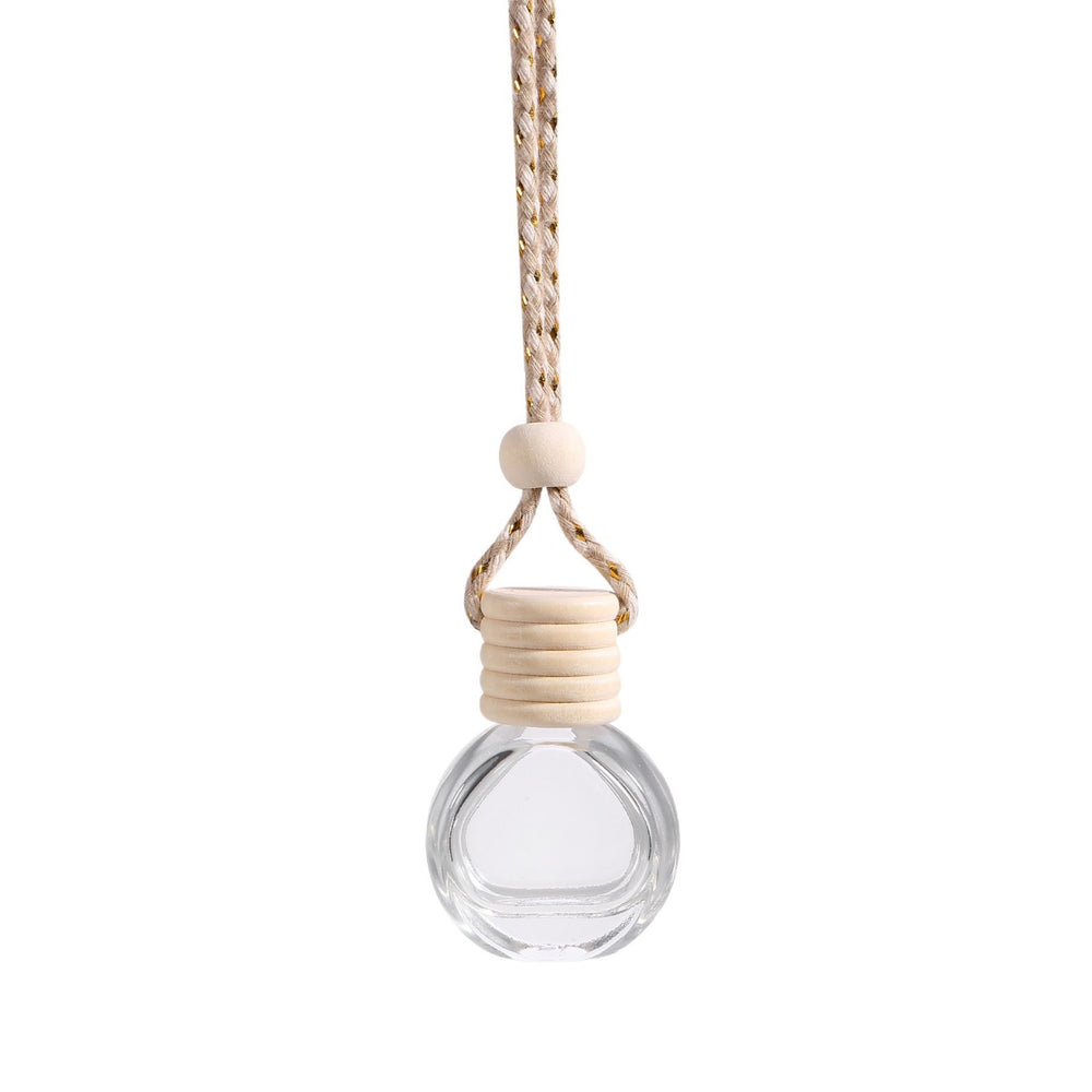 Car aromatherapy car pendant car pendant high-end perfume essential oil long-lasting light fragrance five-line cover aromatherapy accessories