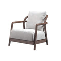 New chinoiserie solid wood sofa chair modern casual single sofa living room balcony casual chair hotel b&b reception chair