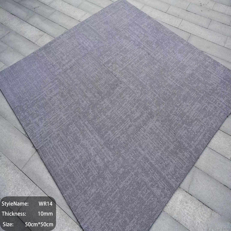 Extra thick commercial carpet for office use - large area, wear-resistant, quiet, square interlocking tiles for office buildings and conference rooms