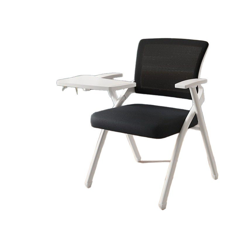 Training chair with table, office chair, writing board, backrest chair, wheeled folding chair, training institution conference room computer chair