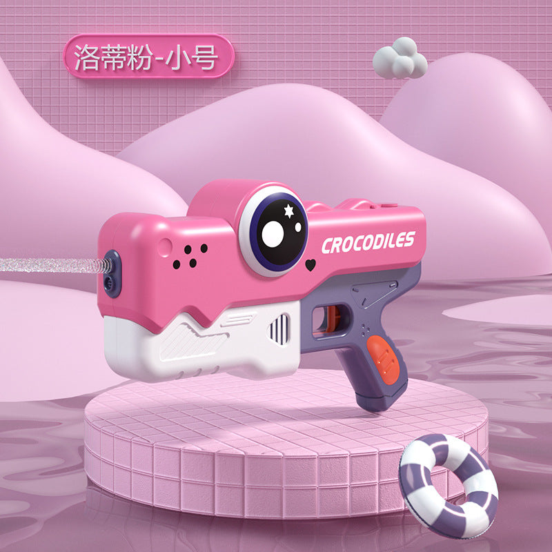Summer automatic water suction crocodile electric water gun continuous water gun toy boy high pressure spray 61 water gun