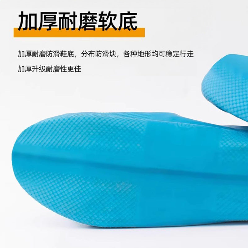 Shoe covers, portable, non-slip, anti-fouling, rainproof, waterproof, thickenedabrasion resistant, men's and women's rain shoe covers, travel shoes for rainy days