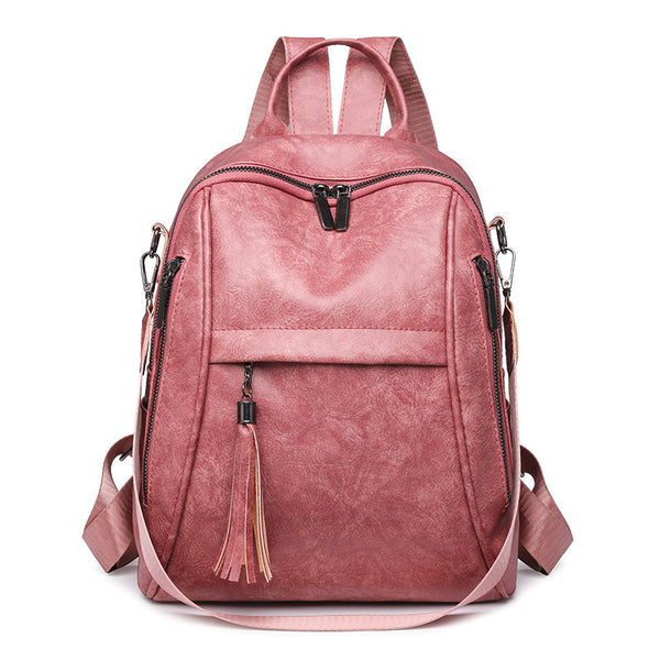 Wholesale Women's Backpack Cross-border Simple Retro Leisure Travel Backpack Multifunctional Large Capacity Shoulder Crossbody Bag