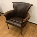 Medieval style tribal palm tea room owner chair sofa chair living room accessible luxuryclassy genuine leather retrocasual tea chair