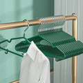 [anti-slip adult size 10 pack] - light luxury green groove - with hook