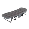 Lunch break foldable bed outdoor single bed simple portable office nap camp bed multifunctional recliner companion bed