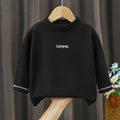 Kidslong sleeves bottom shirtfall and winter german velvet elastic tops boys and girls half turtleneck t-shirtchildren's heattechintimates
