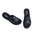 Women's summer sandals for middle-aged and elderly mothers - soft sole, non-slip, soft leather, flat, fashionable slippers for outdoor wear