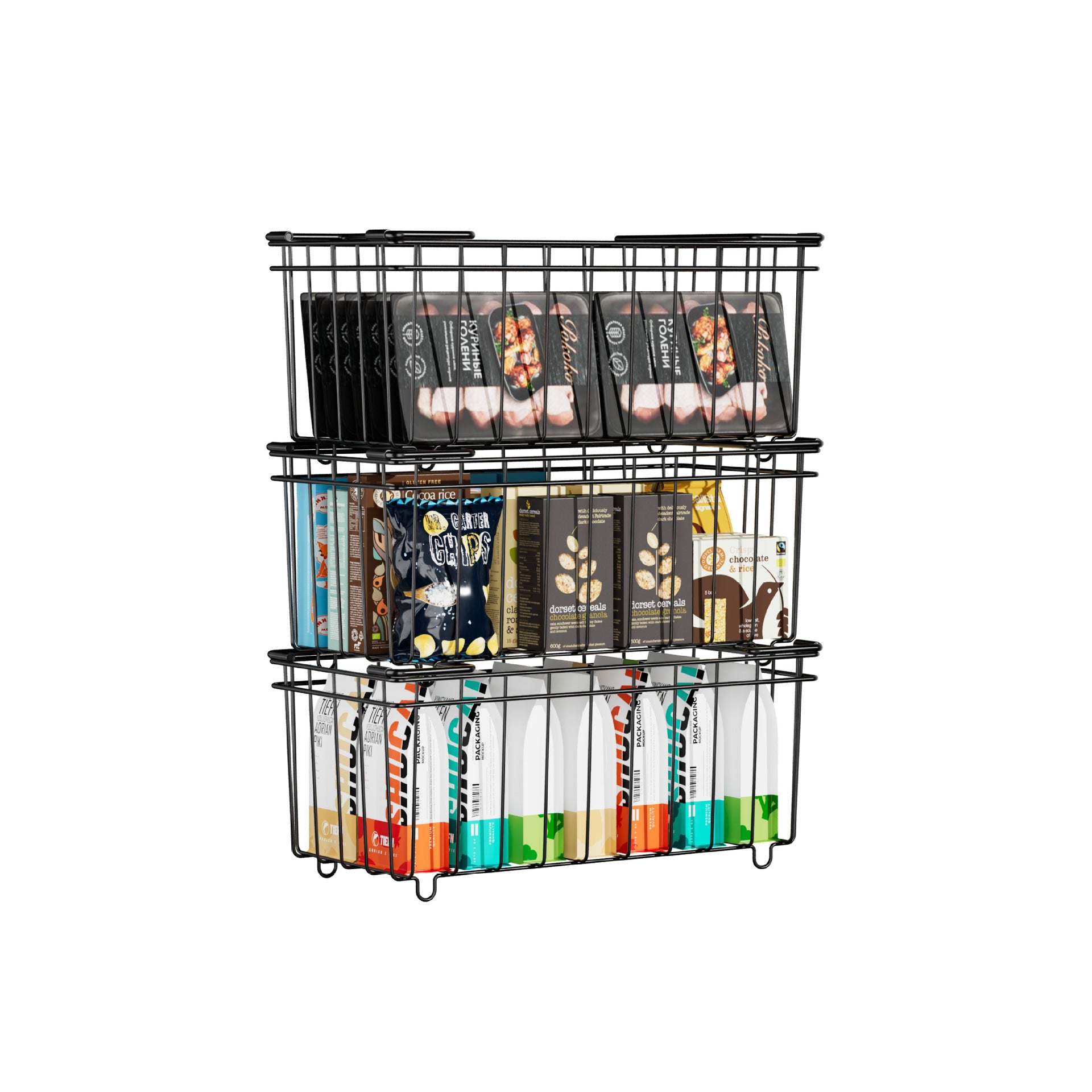 Strictly select popular sundries storage frame refrigerator cabinet storage basket bathroom kitchen bedroom classification storage frame storage basket