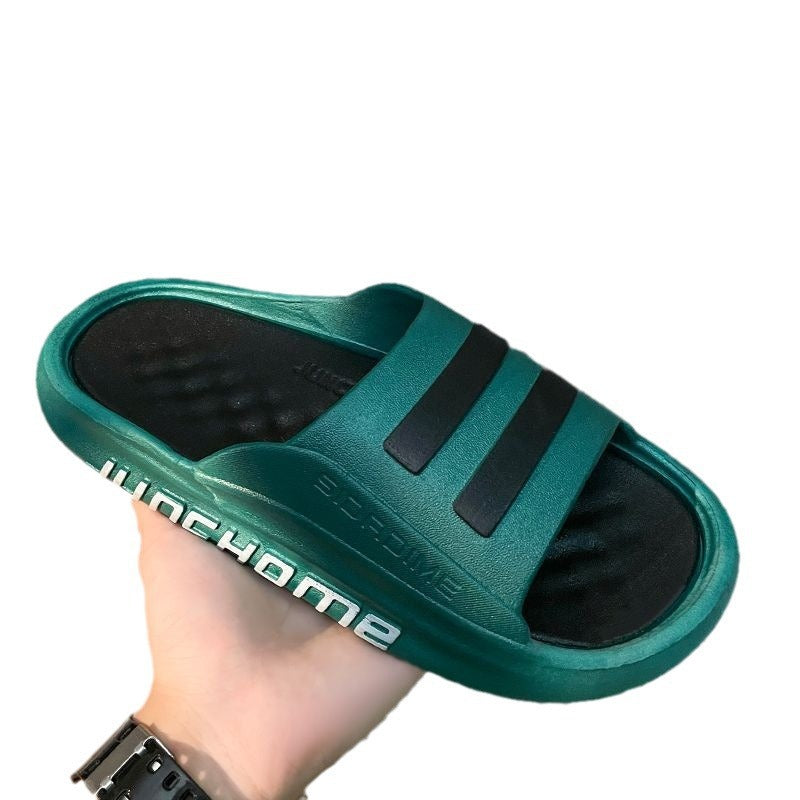 New men's and boys' "cloud-like" slippers: soft, non-slip summer slides for indoor and outdoor wear - perfect for matching family sets