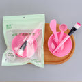 Zhiwei spa tools mask mixing bowl beauty four-piece set: mask bowl, beauty brush, mask mixing stick, measuring spoon