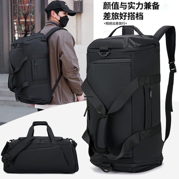 Outdoor fitness bag wear-resistant business travel bag dry and wet separation shoulder multifunctional men's crossbody travel bag wholesale