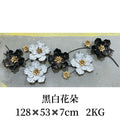Iron chinoiserie living room wall hanging sofa wall decoration creative metal pendant wall decoration light luxury entrance background restaurant