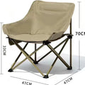 Outdoor folding moon chair fishing stool portable folding bed outdoor dinner folding recliner installation-free folding bed