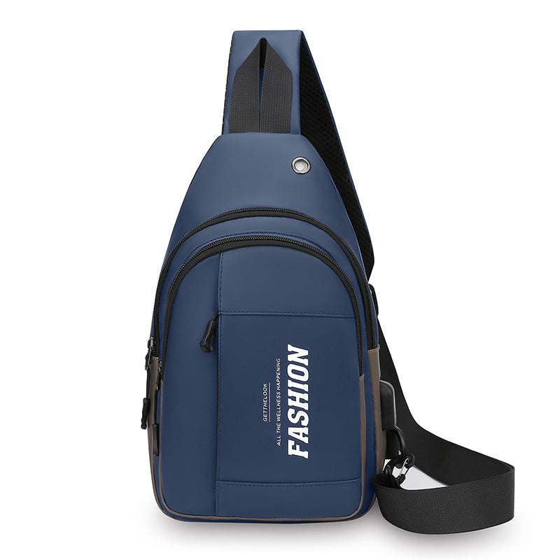 Crossbody bag women's trend fashion fanny pack sports multi-functional breast bag new shoulder student campus small backpack women