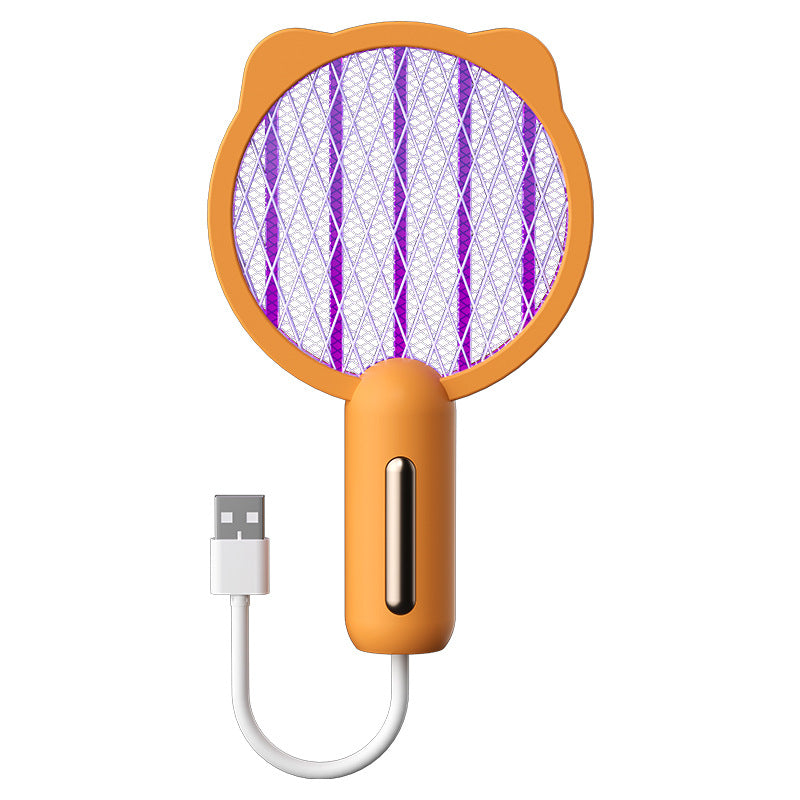 New usb electric mosquito swatter with uv light – home mosquito killer, automatic mosquito lure, mini 2-in-1 mosquito repellent and swatter