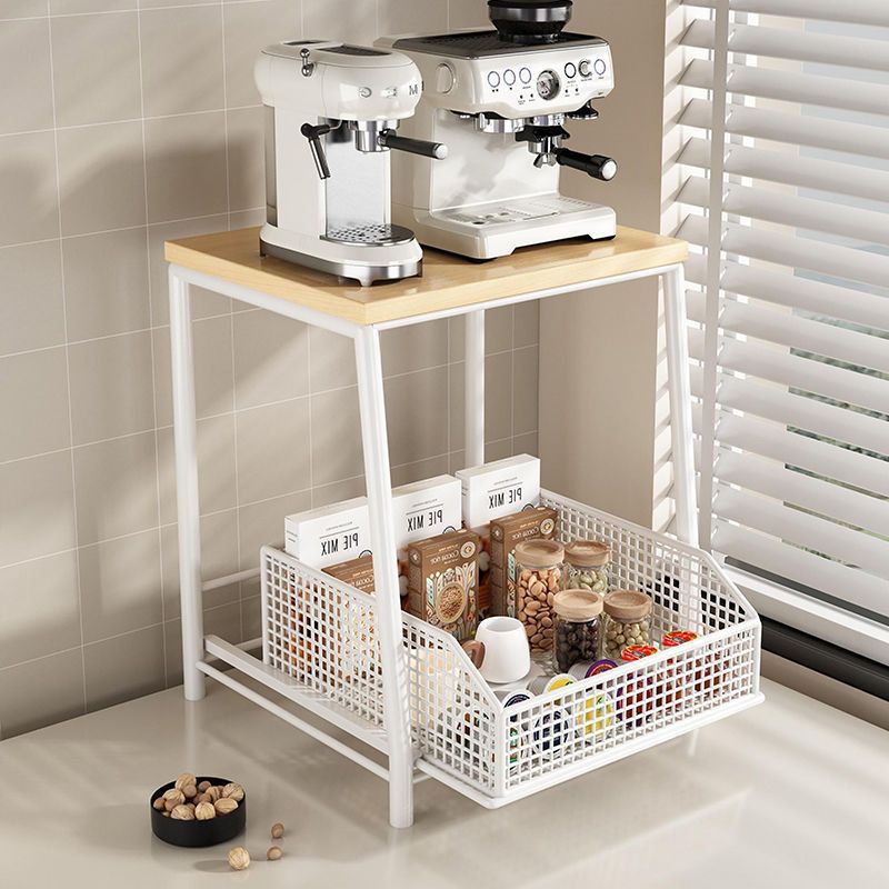 Countertop coffee machine cup microwave oven rack tea bag tea bar water dispenser desktop storage rack water cup storage