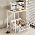 Countertop coffee machine cup microwave oven rack tea bag tea bar water dispenser desktop storage rack water cup storage