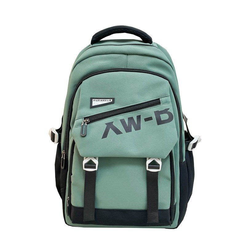 School bag Korean cute school bag female junior high school students high value niche large capacity multi-layer burden reduction college backpack