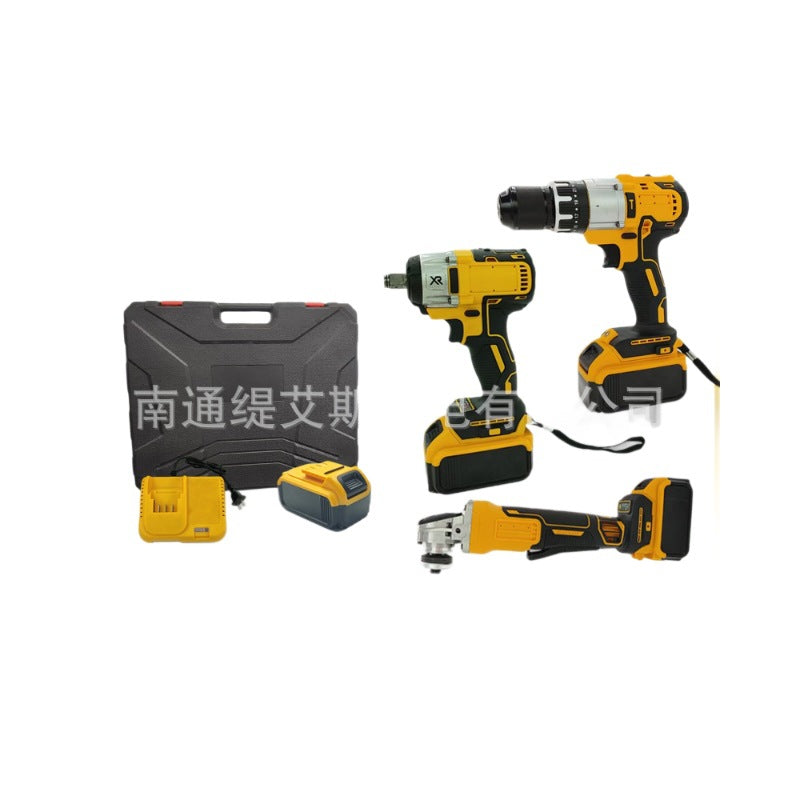 Brushless electric drill Angle grinder screwdriver Electric wrench Lithium electric drill Impact drill Power tool set Tool set