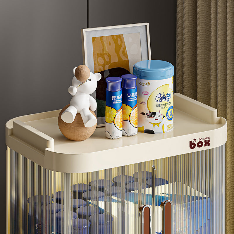 Snacks household organizing cabinet trolley storage shelf living room bedroom bathroom removable storage box storage cabinet