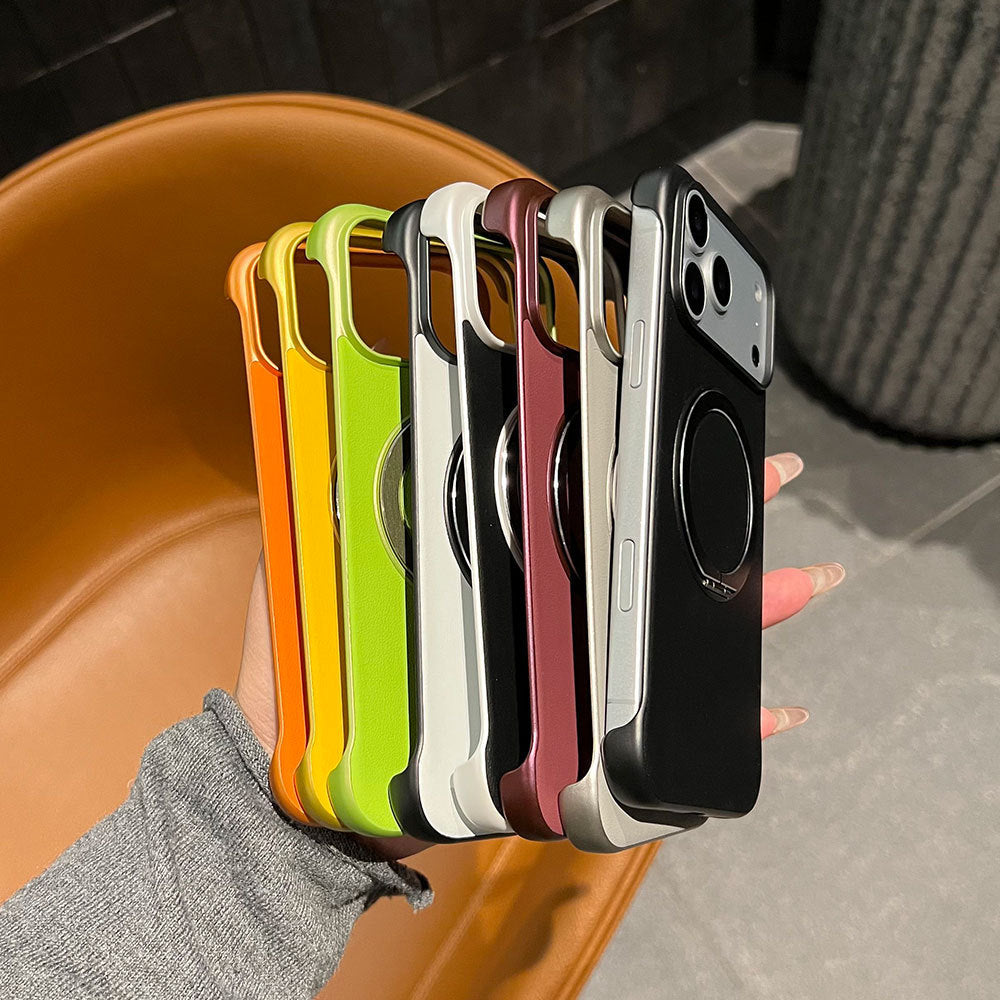 Suitable for iphone 17 pro max apple phone case, huawei mate 70 frameless invisible stand case, xiaomi 17 protective case