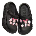 2024 new clogs: chunky platform, height increasing, non-slip, durable, beach-ready, cute cartoon, breathable, closed-toe sandals & slippers for women - summer collection