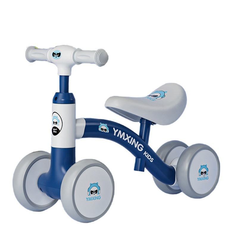 New children's balance car 1 - 3-year-old baby walker without pedals Boys and girls coasting four-wheel coasting balance car