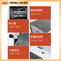 Henglian commercial automatic dough mixer - large capacity chef's dough kneader, dough mixer, baking horizontal/vertical mixer