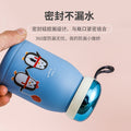 Cartoon penguin cup - portable tumbler, high-value glass cup, promotional advertising gift, customizable with logo printing