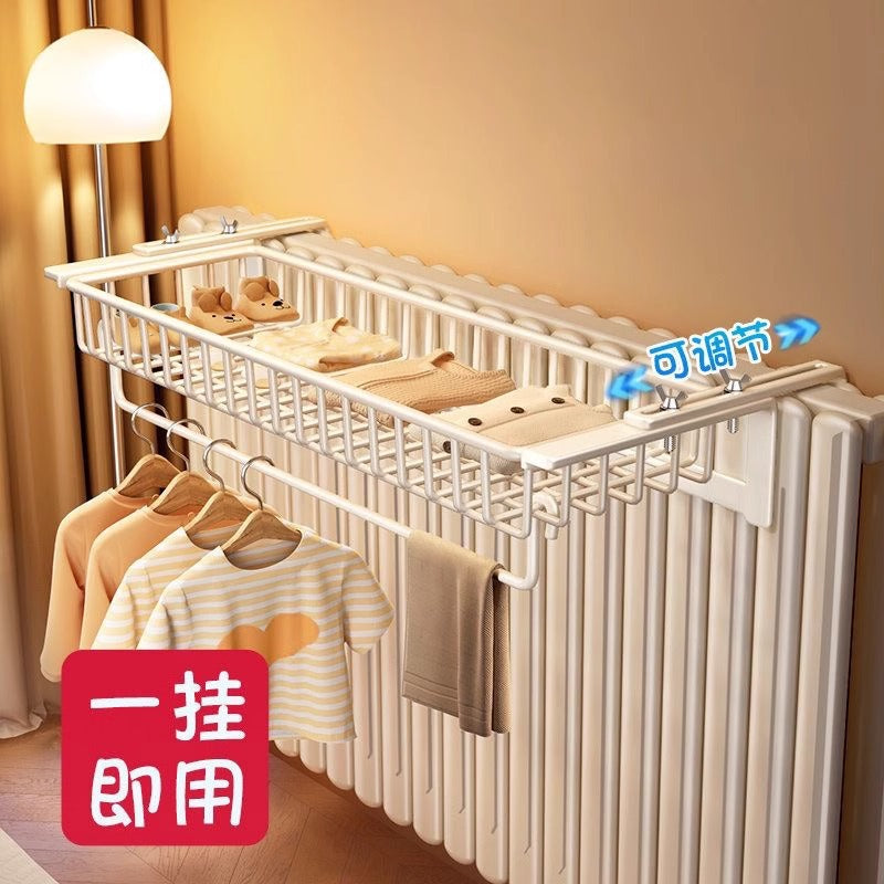 Radiator clothes hook clothes drying rack heating viewing special hook rack drying clothes shoes and socks rack drying rack