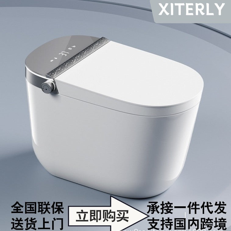Smart toilet, automatic flip, built-in foam shield with aromatherapy, no water pressure limit, home hotel toilet
