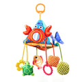 Newborn baby stroller pendant car rattle baby wind chime car soothing bed bell hanging security seat toy