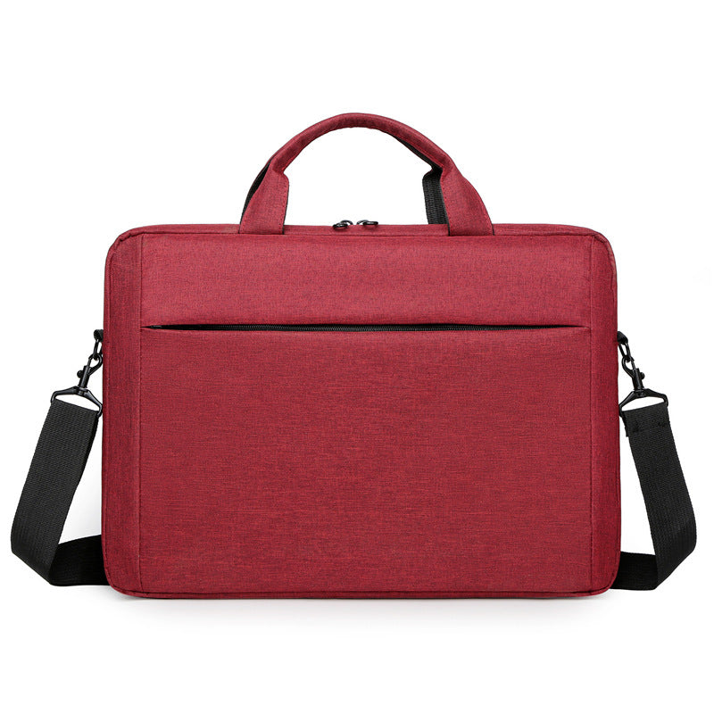 Cross-border laptop bag printing LOGO Oxford cloth shoulder messenger bag business handbag wholesale