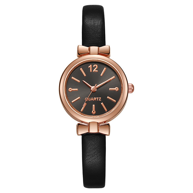 New arrival small fresh forest style antique style alloy watch female student casual thin belt women's watch black