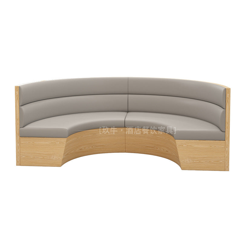 Catering restaurant Hot pot restaurant Restaurant Restaurant Table and chair theme music Dining bar Western restaurant Semicircular card seat sofa Table and chair against the wall