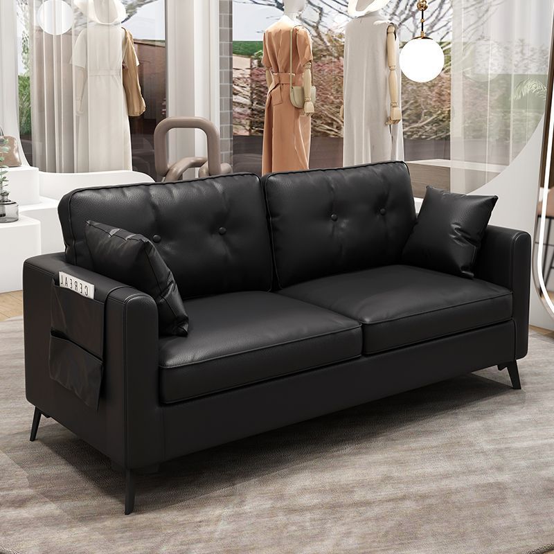 Sofa living room small apartment casual modern office business reception clothing store apartment italian leather sofa