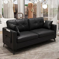 Sofa living room small apartment casual modern office business reception clothing store apartment italian leather sofa