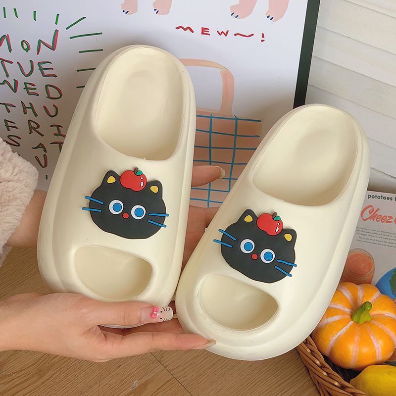 Eva cloud slides for women - summer outdoor wear, 2024 new style, perfect for home, outings, bathroom, and bathing - thick sole, height increasing