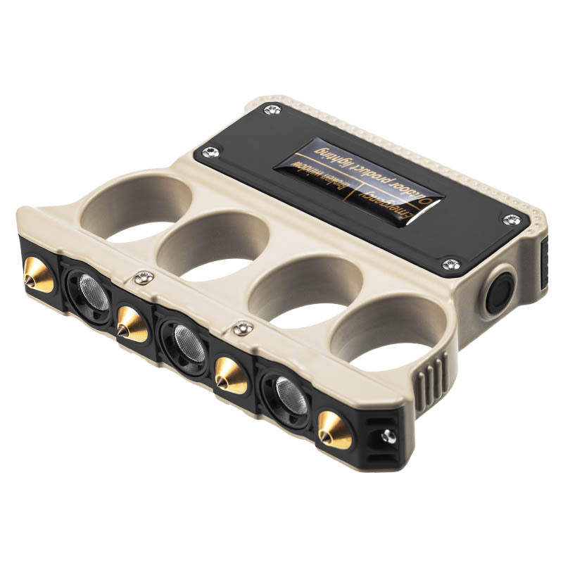 Cross-border new car self-defense finger light USB charging finger glove self-defense self-rescue broken window survival emergency lighting